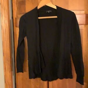 The Limited petite black open front cardigan.  XSP